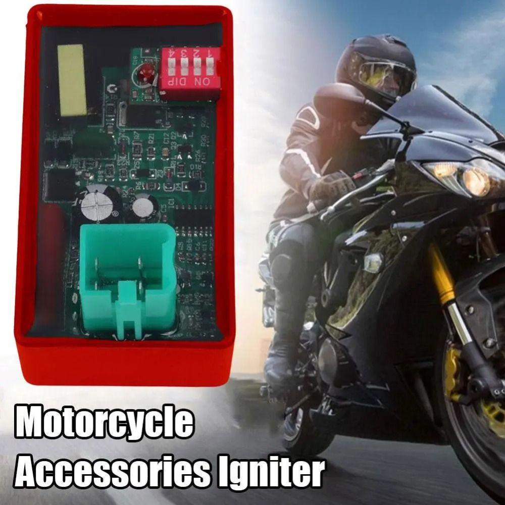 Dual Plug Motorcycle CDI Igniter 4 Pin CDI Ignition Module 4 Pin Starter CDI Motorcycle Accessory