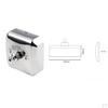 304 Stainless Steel Retractable Clothesline Clothes Dryer with Braided Nylon Rope Adjustable