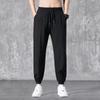 Men's Summer Thin Ice Silk Relaxed Drawstring Casual Pants