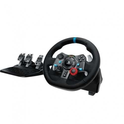 Logitech G920/G29 Driving Force Steering Wheels & Pedals, for PC, PS5, PS4, Black