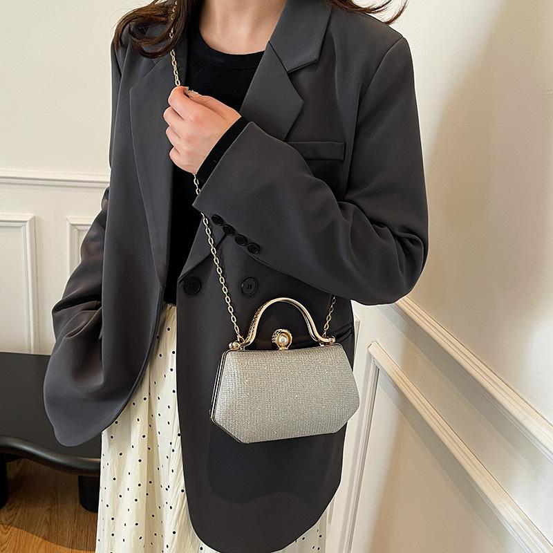 European and American 2025bags New Handbag Full of Diamonds Niche Sense One-shoulder Crossbody Women's Bag Internet Celebrity Dinner Bag