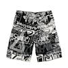 Pantaloni scurți bărbați cu uscare rapidă pentru surf și alergare - Vară 2020 Imprimeu piele de piersică
