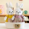 New Cute Pastoral Rabbit Plush Toy Rag Doll Children's Apron Rabbit Doll for Girls