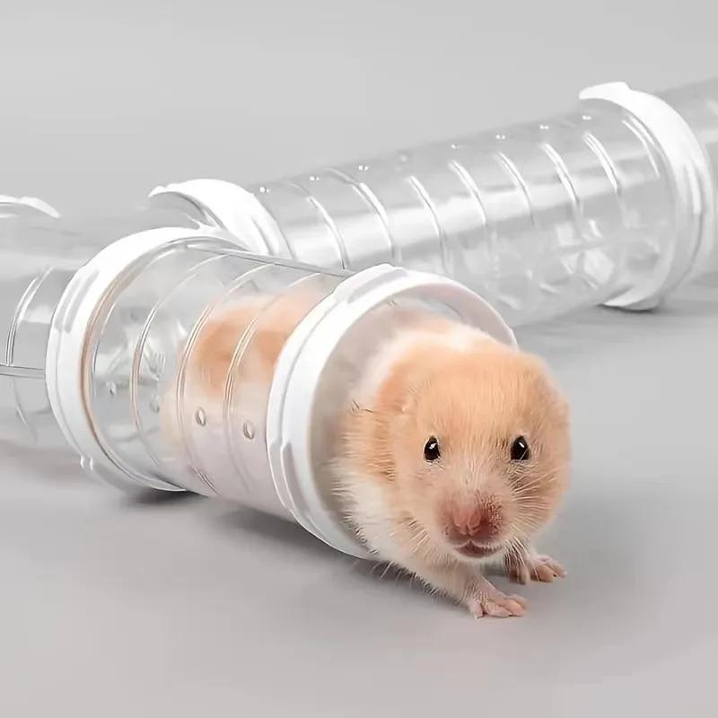 5.5cm Hamster Maze Toy DIY Cage Remodel Tunnel Set U Pipe Sports Accessories Pipeline Tubes for Small Pets Exercise Fun