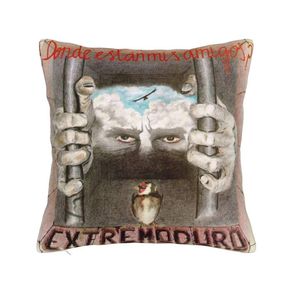 Extremoduro Spanish Hard Rock Band Pillow Case Robe Iniesta Comfy Pillow Cover For Living Room Bed Chair Fashion Pillowcases