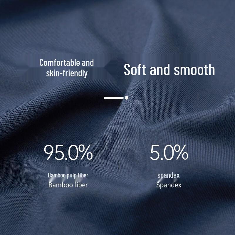 Men's Bamboo Fiber Antibacterial Plus Size Short Sleeve T-Shirt