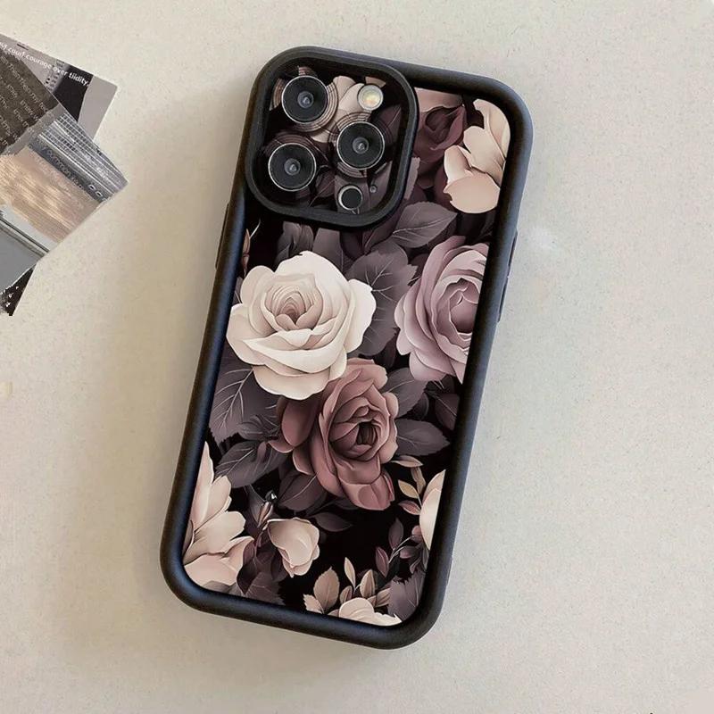 Case for Redmi Note 14 Cases Redmi 12 13 Case Floral Thickened Phone Case for Xiaomi Redmi Note 12 Pro Plus 12S 11 13C 14C Cover