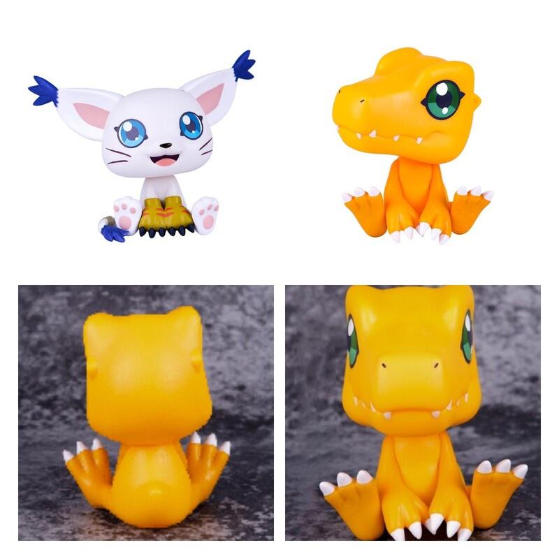 Model Adventure Digimon Boxed Cake Ornaments Figure Toy For The Kid Birthday