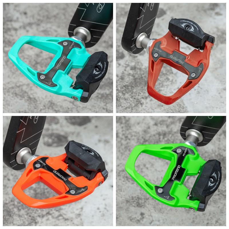 SPD-Compatible Road Bike Clipless Pedals With Sealed Bearing Plastic Body Cycling Enthusiasts