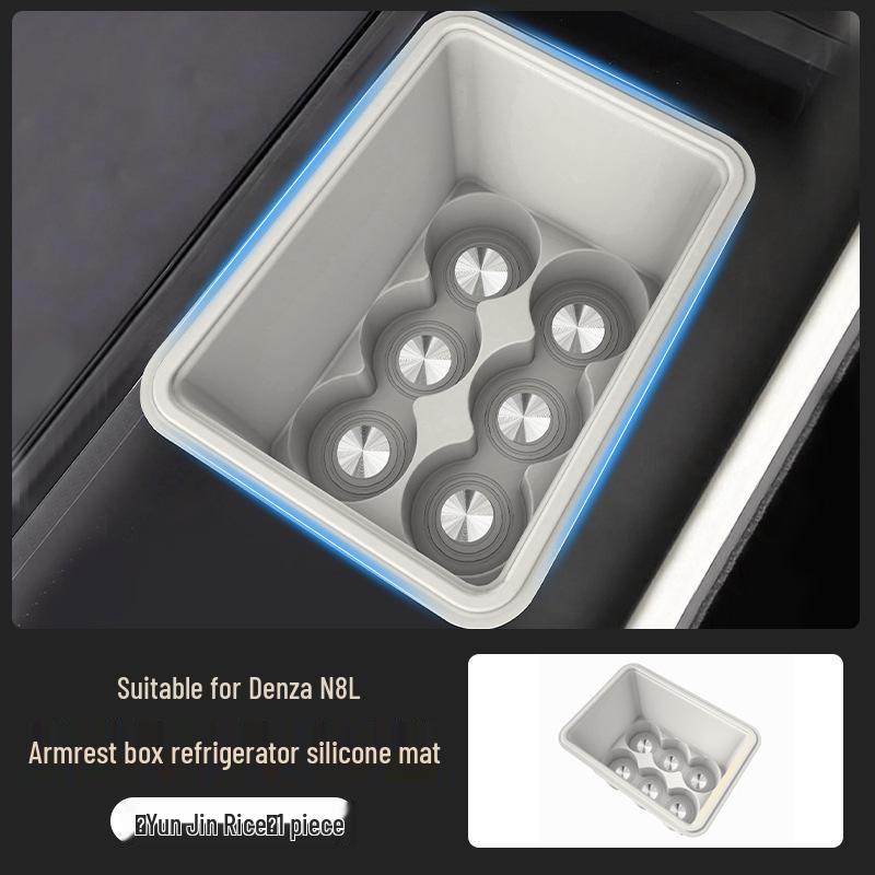 

Denza N8L Armrest Fridge Storage Box & Cup Holder Silicone Mat Set For Denza N8L