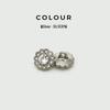 Irregular Metal Shirt Buttons: Asymmetrical Rhinestone-Decorated Buttons for Men's and Women's Cardigans and Sweaters