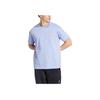 Adidas X National Geographic Graphics T-Shirt Outdoor Quick-Dry Loose Short Sleeve T-Shirt Unisex Tops Light-Blue IX5615