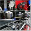 Universal 1L Alloy Engine Oil Fuel Gas Catch Can Breather Tank Bottle Coolant Radiator Overflow Tank