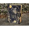 Celtic Cat Leather Journal • Handmade Grimoire Book of Shadows • Gift for Witches & Cat Lovers”
