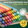 48/6 PCS Dust Free Solid Non-toxic Water Colorful Chalk Markers Whiteboard Blackboard Drawing Pens School Supplies Stationery