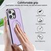 Apple 15 Pro Max Magnetic Leather Case with Wireless Charging and Stand Ring for 16 Plus.