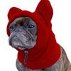 Warm Material Pet Winter Hats Adjustable Design Pet Hood Neck Warmer Dog Snood  Pet Headwear