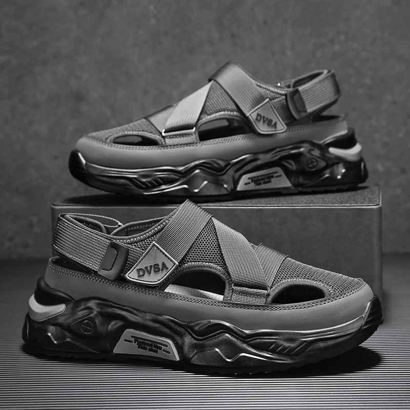 

Летние мужские сандалии из натуральной кожи, мужская повседневная обувь, уличные мужские кожаные сандалии для мужчин, пляжная обувь, римская мужская обувь 39