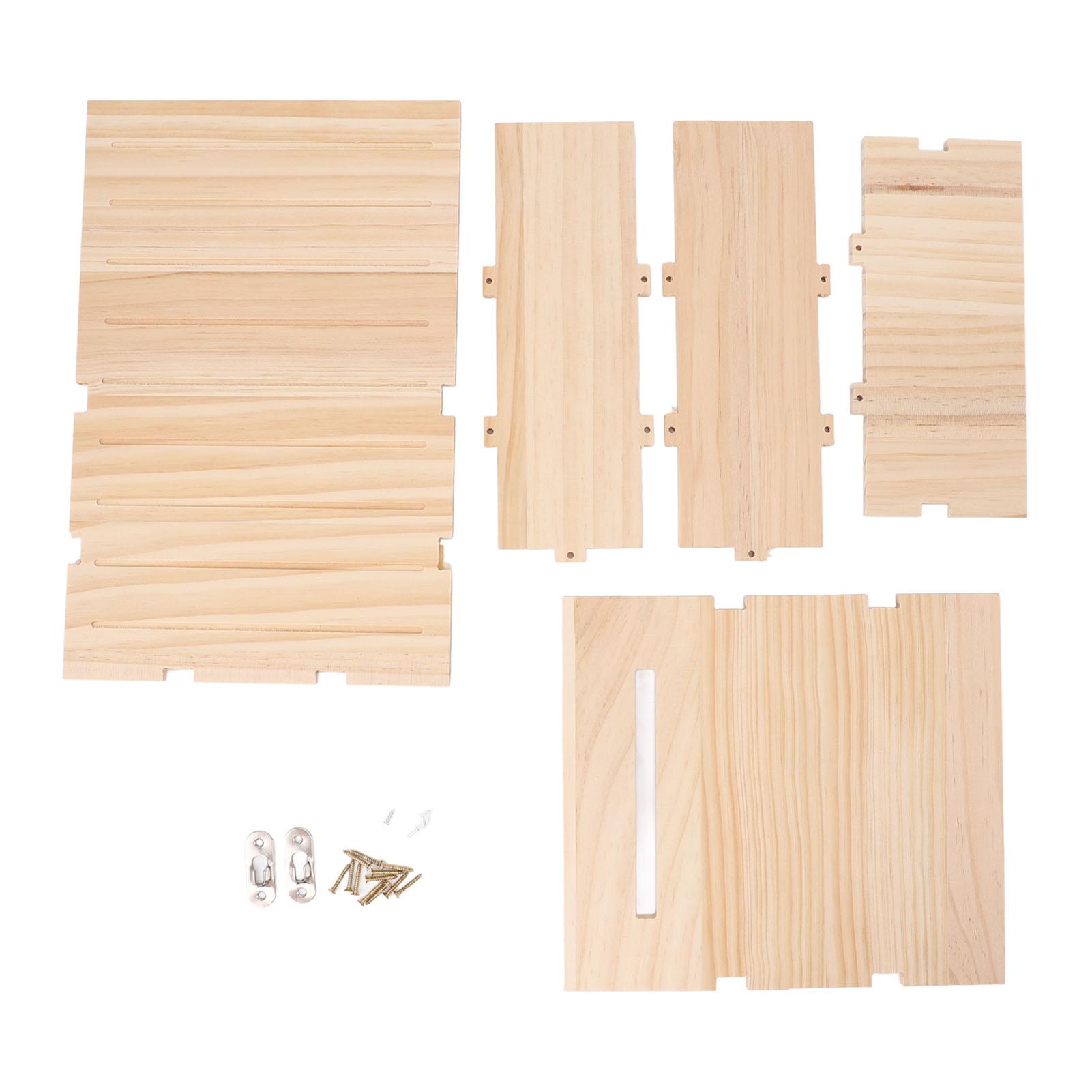 

Дом для летучих мышей, устойчивый к погодным условиям, изготовленный вручную, однокамерный деревянный ящик для летучих мышей для наружного сада, патио, двора