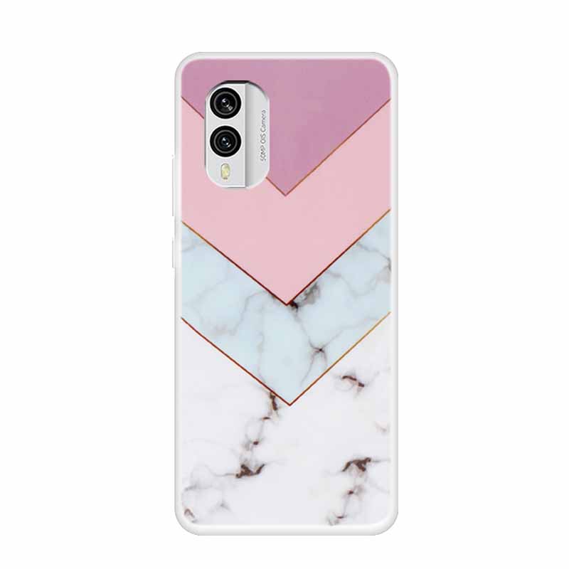 For Nokia X30 5G Case C31 C20 C10 Clear Marble TPU Soft Silicone Print Cover for NOKIA C31 X 30 Transparent Para On for NokiaX30
