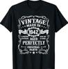 Vintage 85 Birthday Decorations 85yr 1942 85th Birthday T-Shirt