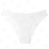 Damen Frühling und Sommer Dünn Sexy Neu Einfarbig Eis Seide Spurlos an der Taille Dreieck Slips