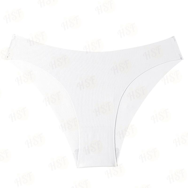 Damen Frühling und Sommer Dünn Sexy Neu Einfarbig Eis Seide Spurlos an der Taille Dreieck Slips
