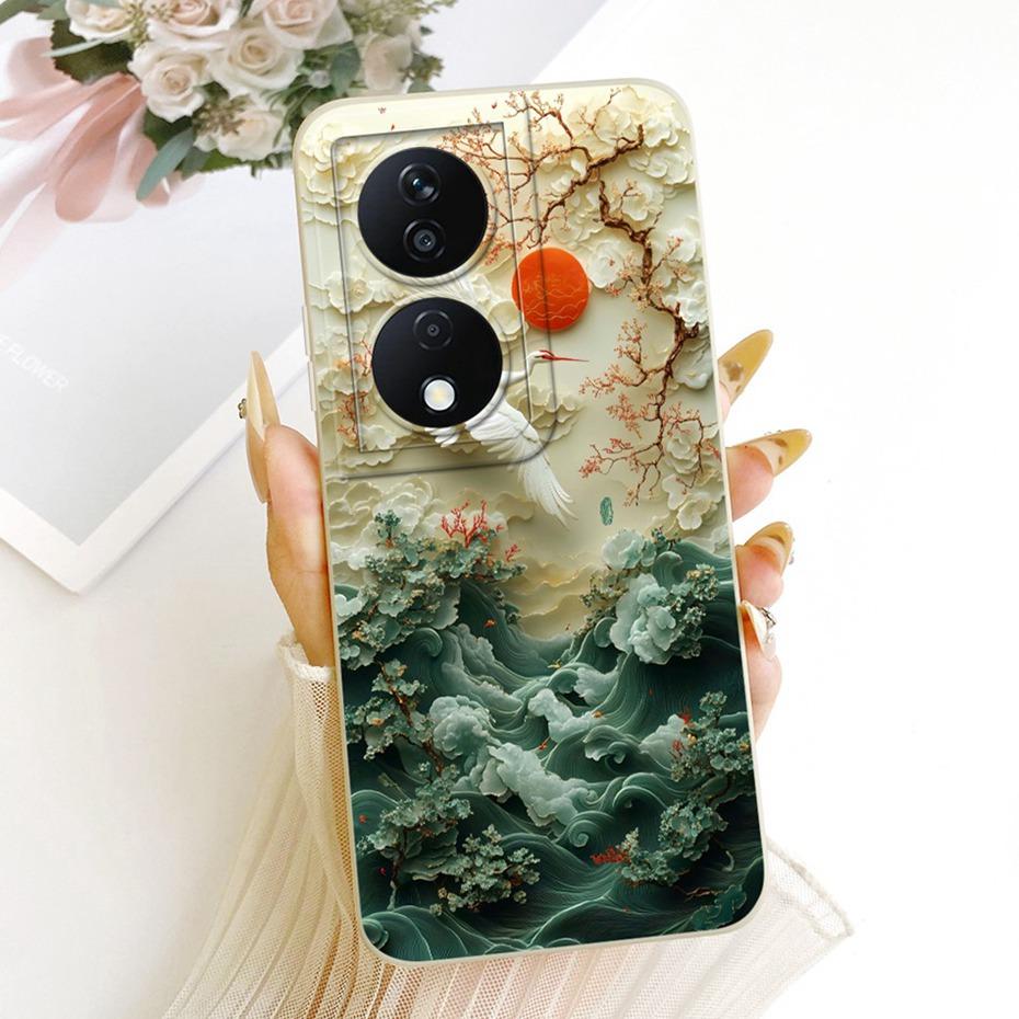 Cute Printed Phone Case For Honor X7b 4G 5G Soft Silicone Shockproof Cases For Honor X7b X 7B CLK-LX2 Covers Bumpers