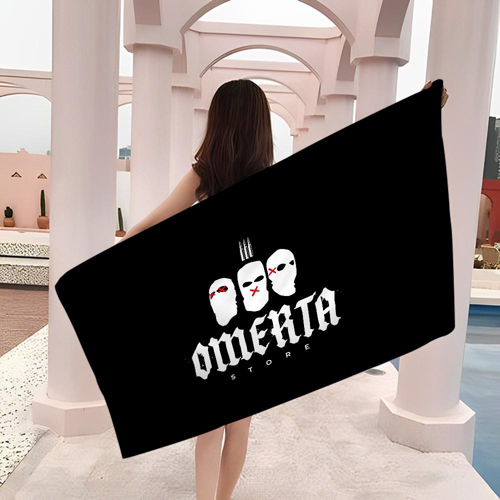 Cool Omerta Maes Anime Beach Swimming Towel Soft Absorbent Washcloth Children's Gifts For Kids Travel Camping Gym