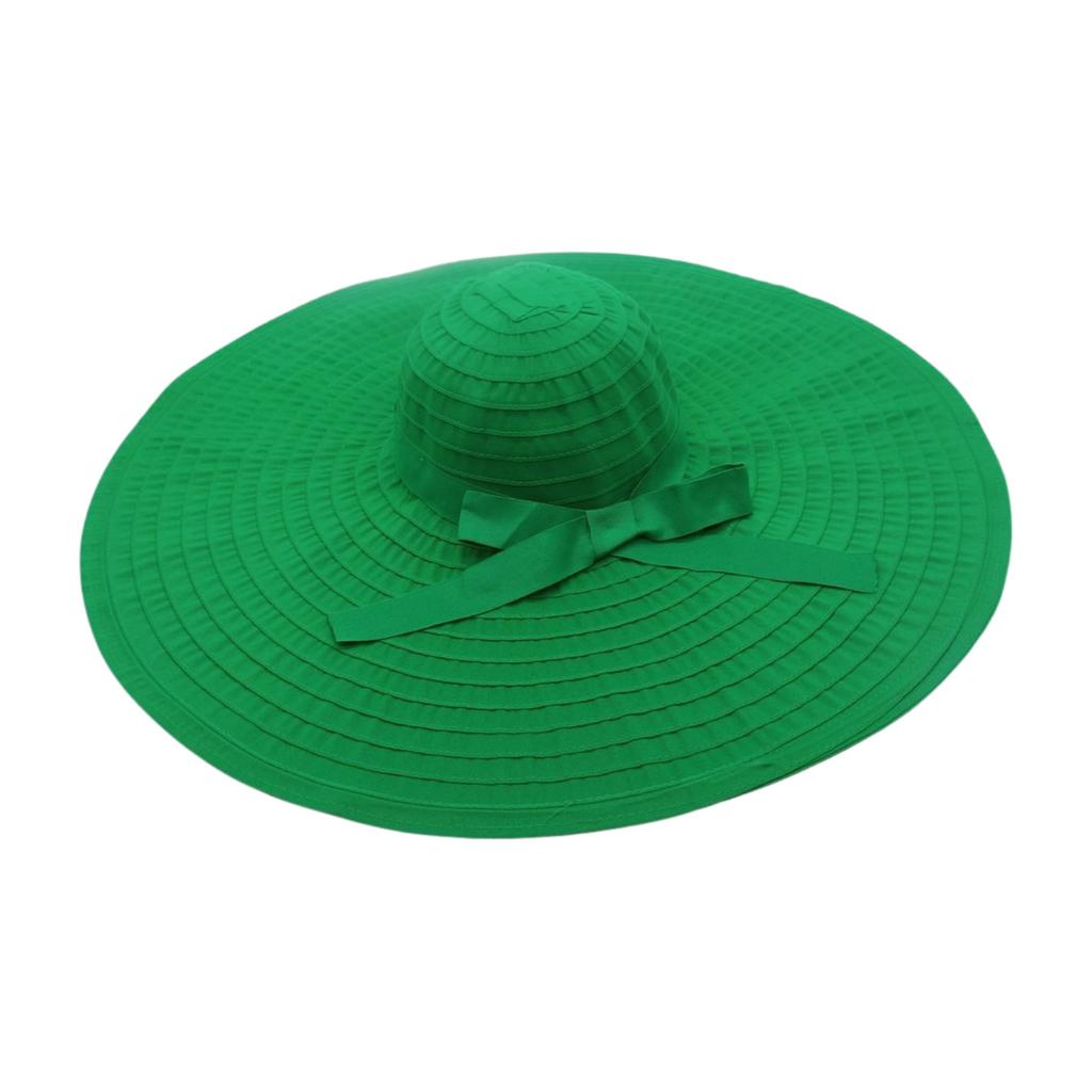 Vacation Foldable Hat, Oversized Brim, Sunshade, Sunscreen Hat, Simple Solid Color, Big Lotus Leaf Is A Hat.