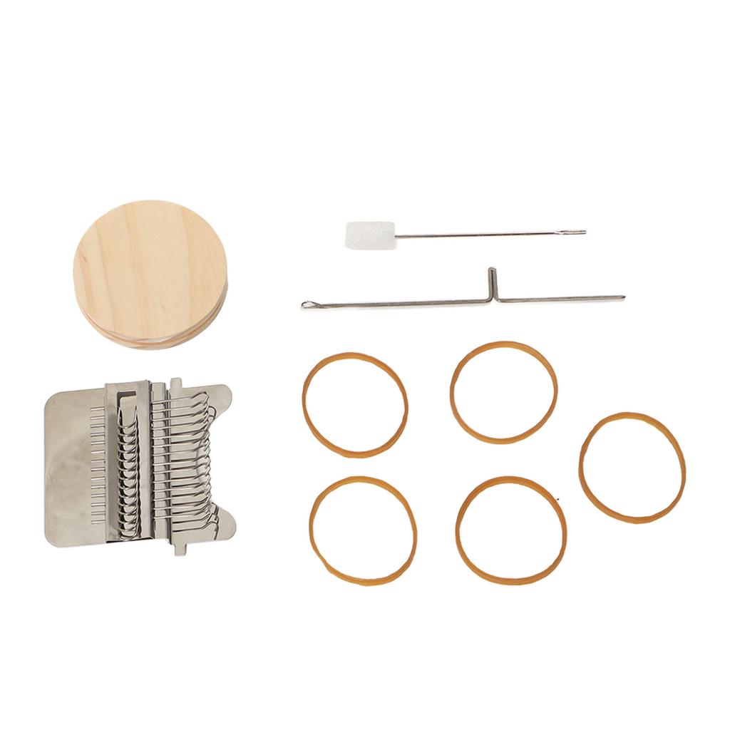 Small Weaving Loom Stainless Steel Pine Household Stitching Mending Tool for Clothes Socks