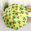 1pc Mushroom Pattern Automatic Open/close, All-Season Portable Folding Umbrella, Travel, Everyday, Formal Events110
