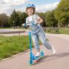 Kick Scooter for Kids Ages 3+, 2-Wheel Toddler Scooter with Light-Up Wheels, Adjustable Height Handlebar, Wide Anti-Slip Deck, Foldable Lightweight