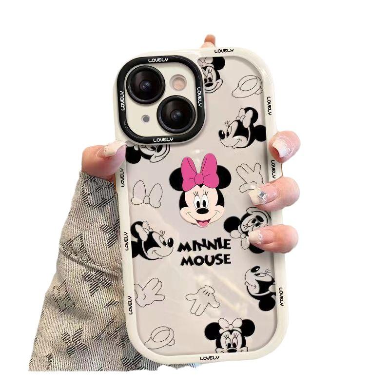 Cartoon Mickey Mouse Apple 13 Phone Case iPhone 14 Pro Max 12/11 XS/XR/7P/8P Anti-Fingerprint