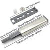 Door Damper,10pcs Damper Buffer Push to Open Latch, Push to Open System Damper Buffer
