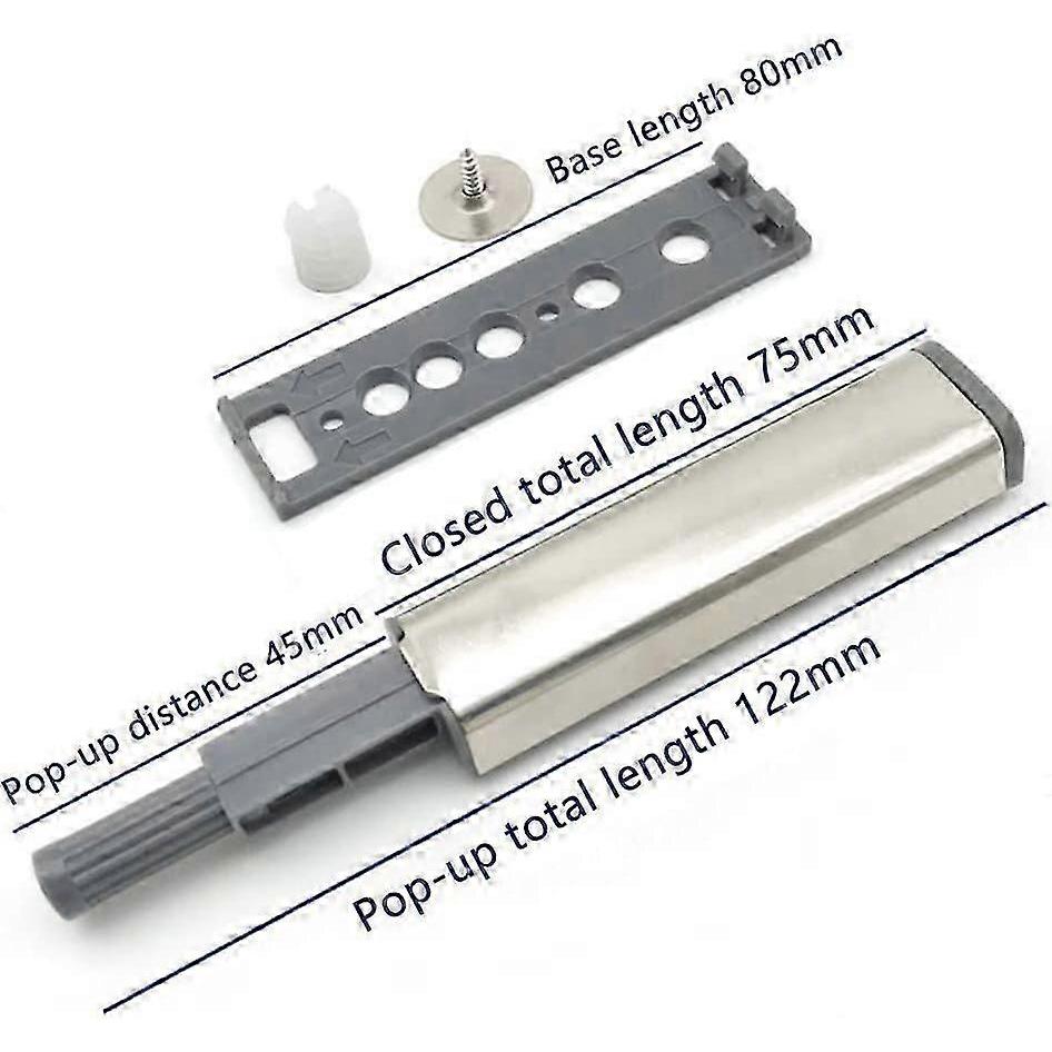 Door Damper,10pcs Damper Buffer Push to Open Latch, Push to Open System Damper Buffer