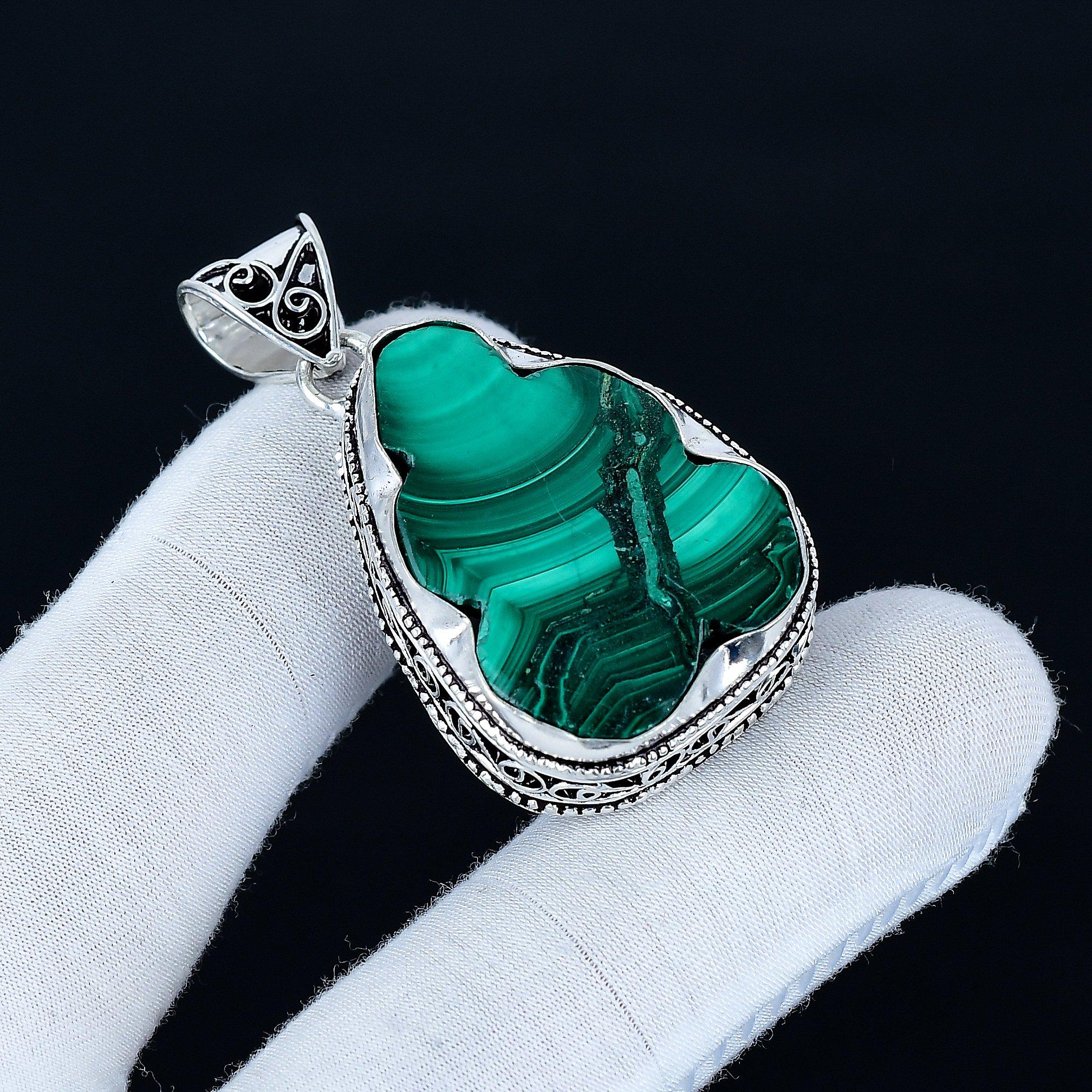 

Подвеска Облачный Малахит, Ювелирные изделия ручной работы из стерлингового серебра 925 пробы, Серебряная подвеска с малахитом, Ювелирные изделия для вечеринок для женщин, Подвеска Ювелирные изделия для набивки 5.5 зелёный