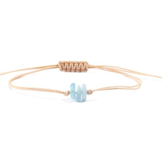 Artificial Crystal Braided Bracelet Handcrafted Adjustable String Rope Bracelet Boho Summer Bracelet Gift for Friends Men Women