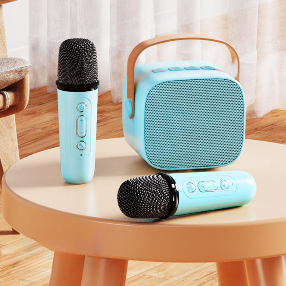 Mini Karaoke Machine With Microphone Set Portable Wireless Speaker For Kids Teens Home Family Parties Outdoor Gatherings
