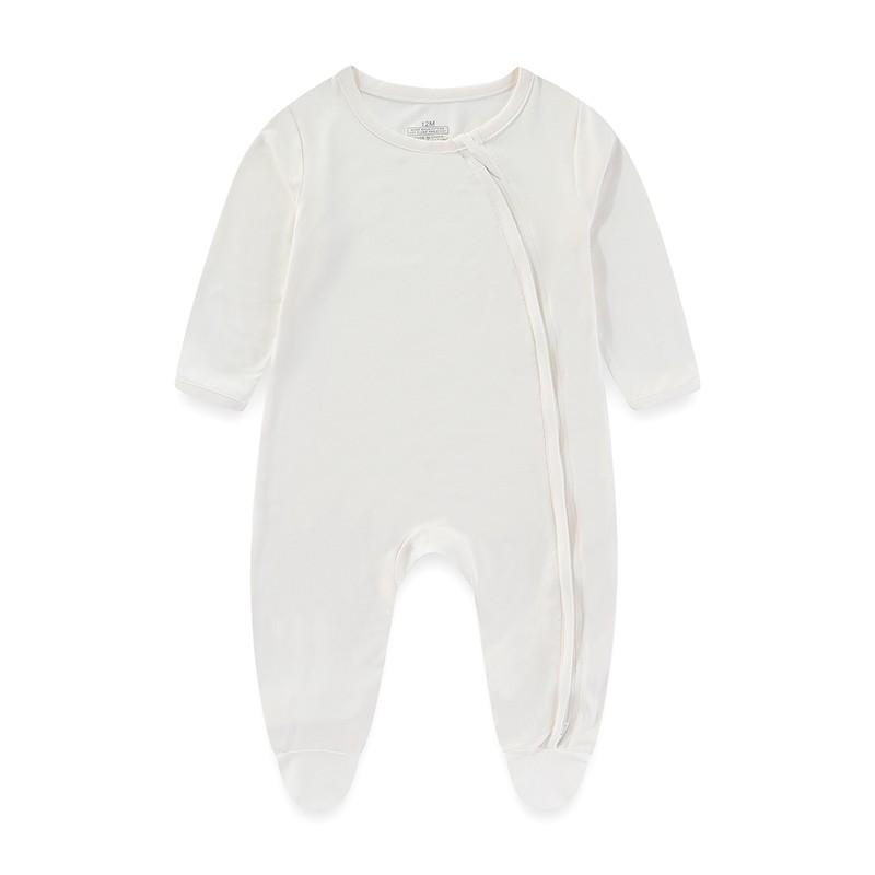 

1 шт. Модный комбинезон с длинным рукавом и молнией для новорожденных мальчиков и девочек, из мягкого хлопка 9M