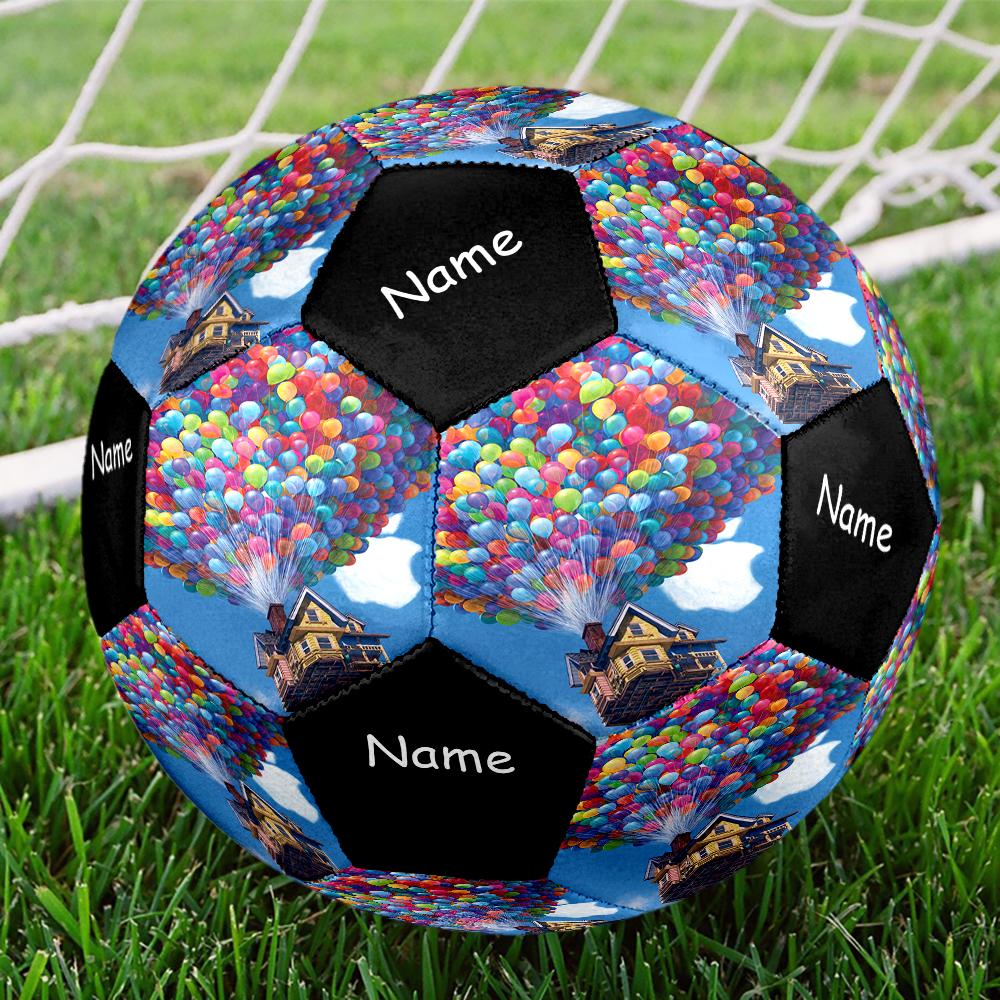 Custom Name Up Theme Size 5 Soccer Ball, Suitable for Both Indoor and Outdoor Matches, a Gift Suitable for Everyone.