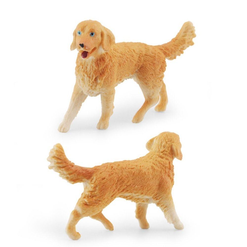 Welpenfiguren Hund Tiere Modell Realistische Hund Actionfigur Mini Hundefiguren Kuchendekorationen