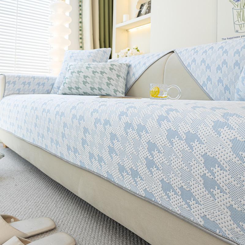 Sofa Cushion Summer Summer Non-Slip Seat Cushion for Summer Ice Silk Cool Sofa Cover Cover Cloth