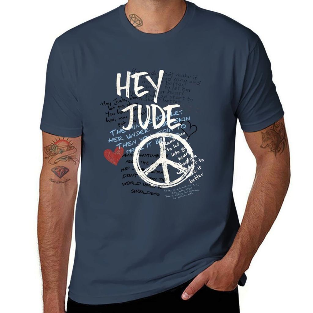 Hey Jude Tshirt Big And Tall Solid Color Tshirt