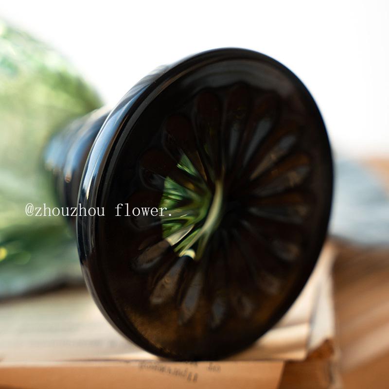 Lanterne à vent en verre de grand calibre pour arrangements floraux hydroponiques dans les salons