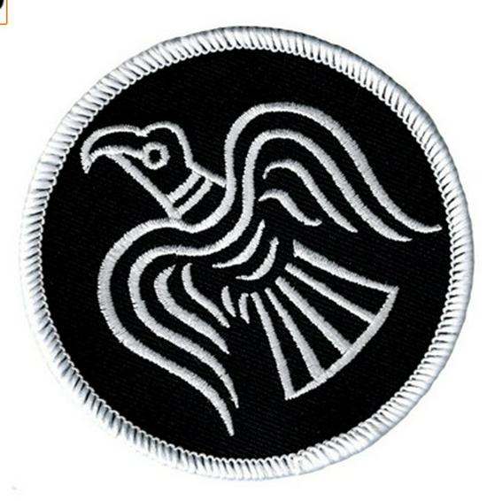 Σημαία Βίκινγκς Vinland Κεντητό Patch Velcro