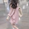 Women's Pink Striped Cardigan: 2026 Spring Sun Protection Shirt with Stylish Design and Relaxed Fit.