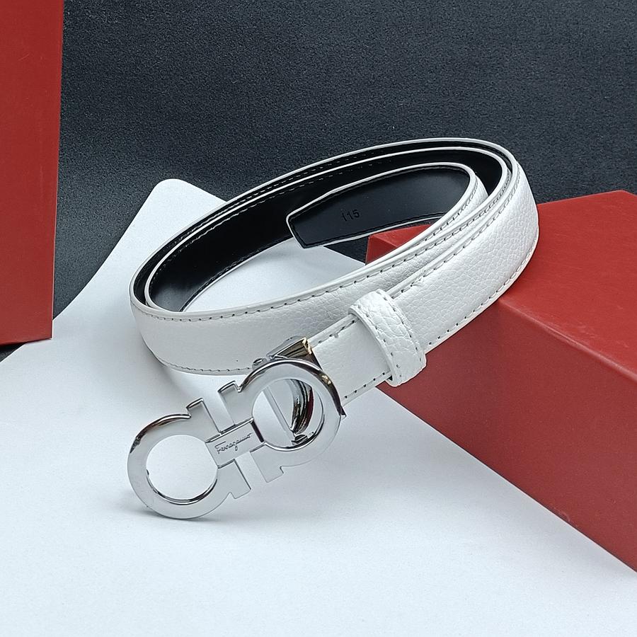 

Salvatore Ferragamo 2.5cm Women Belt Luxury Brand Designer Belt Suit Jeans Formal Brand Gift Box 95cm