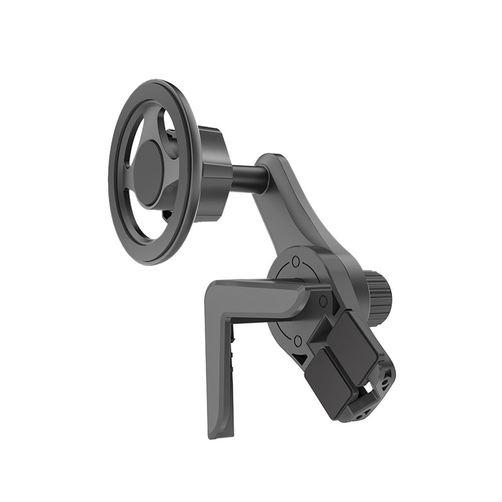 

Car Mounted Display Screen Magnetic Mobile Phone Holder 360 Degree Freely Rotation Foldable Mount Usded for Car Electric Vehicle чёрный