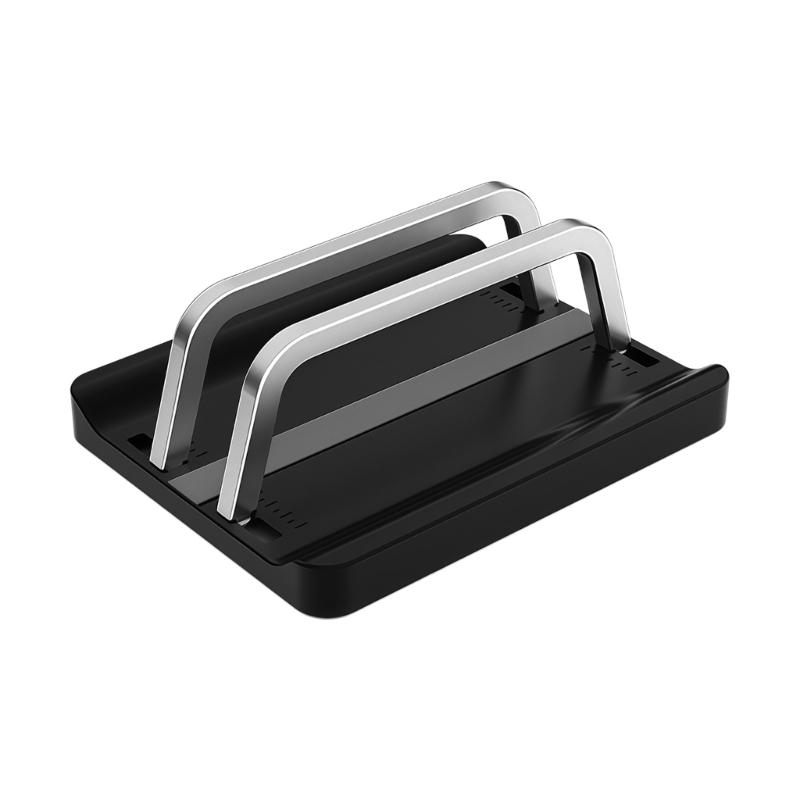 Vertical Laptop Stand Holder Adjustable Desktop Notebook Dock Vertical Laptop Stand Space Saving for Laptop Notebook